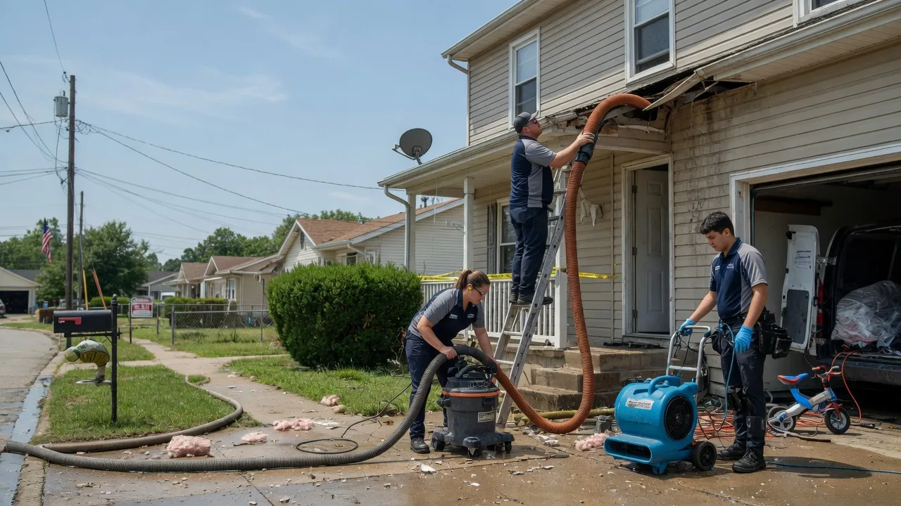 Water Damage Restoration in Athens, IL near me